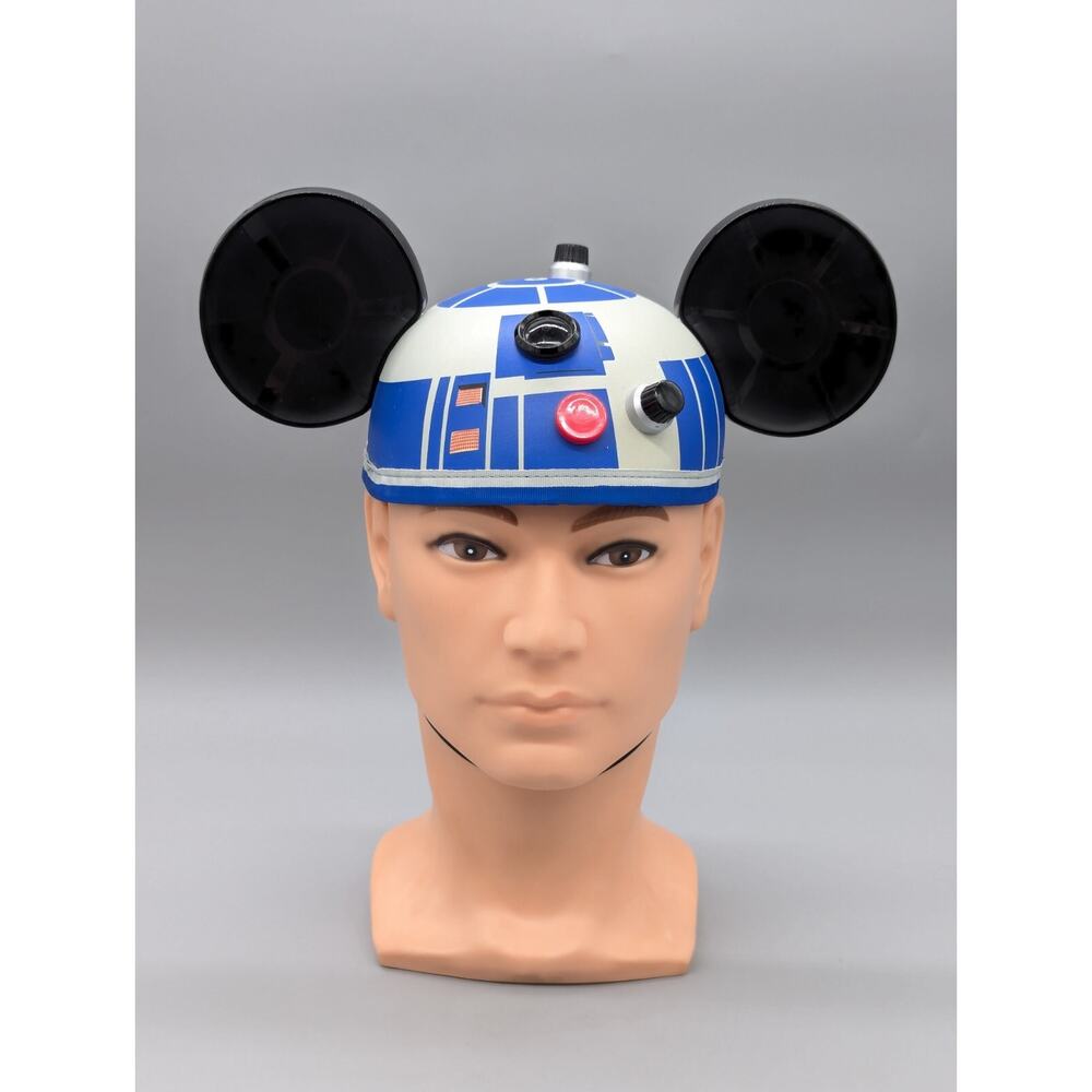 Disney Parks Lucas Films Star Wars R2-D2 DROID Mickey Mouse Ears Kids Hat